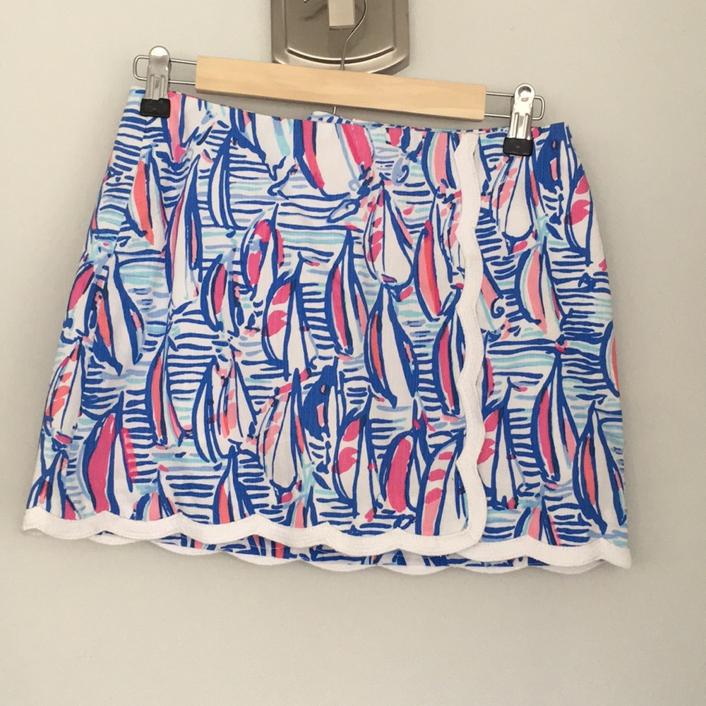 Lilly Pulitzer sailboat skort